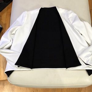 Anne Fontaine white/black reversible evening jacket